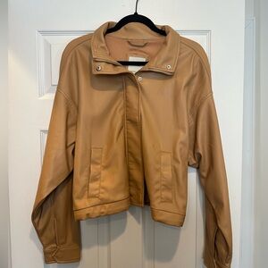 Abercrombie & Fitch Vegan Leather Jacket